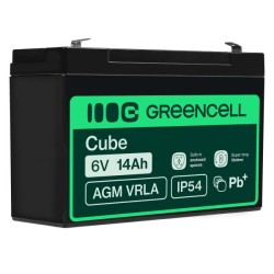 Akumulátor AGM Green Cell 6V 14Ah