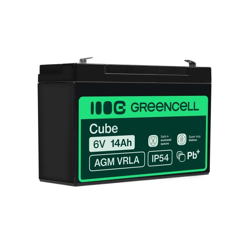 Akumulátor AGM Green Cell 6V 14Ah