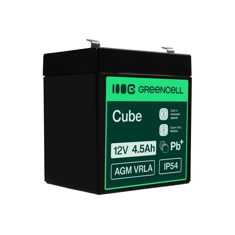 Green Cell AGM baterie 12V 4.5Ah