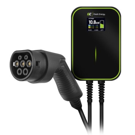 Green Cell GC EV PowerBox 22kW nabíječka Typ 2 kabel (6m) pro nabíjení elektrických automobilů a Plug-In hybridů