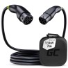 Green Cell Snap EV Typ 2 nabíjecí kabel 11 kW 7 m pro Tesla Model 3 S X Y, VW ID.3, ID.4, Kia EV6, Hyundai IONIQ 5, Ford Mach-E