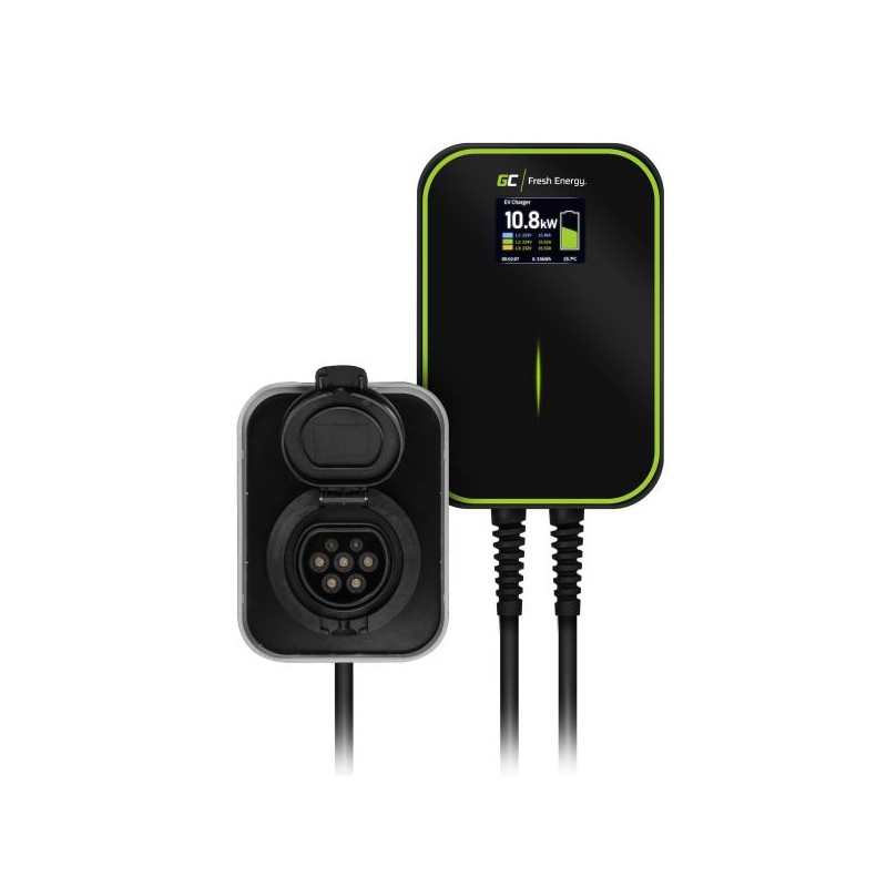 Green Cell nabíječka Wallbox GC EV PowerBox, 22kW RFID, typ 2 pro elektrická a Plug-In Hybrid vozidla