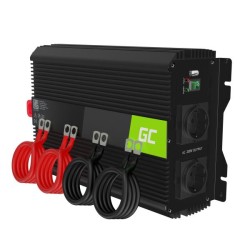 Green Cell Power Inverter PRO měnič napětí z 12V na 230V, 2000W/4000W, modifikovaný sinus