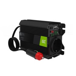 Green Cell Power Inverter PRO měnič napětí z 12V na 230V, 150W/300W, modifikovaný sinus