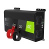 Green Cell Power Inverter PRO měnič napětí z 12V na 230V, 1000W/2000W, čistý sinus