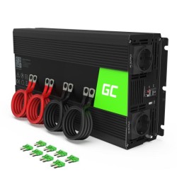 Green Cell měnič napětí z 24V na 230V, 2000W/4000W, modifikovaný sinus