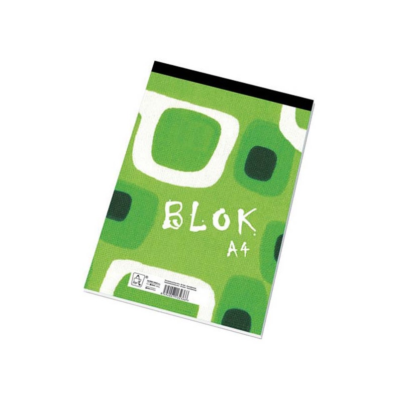 Blok čtverečkovaný, A4, 50listů,poznámkový