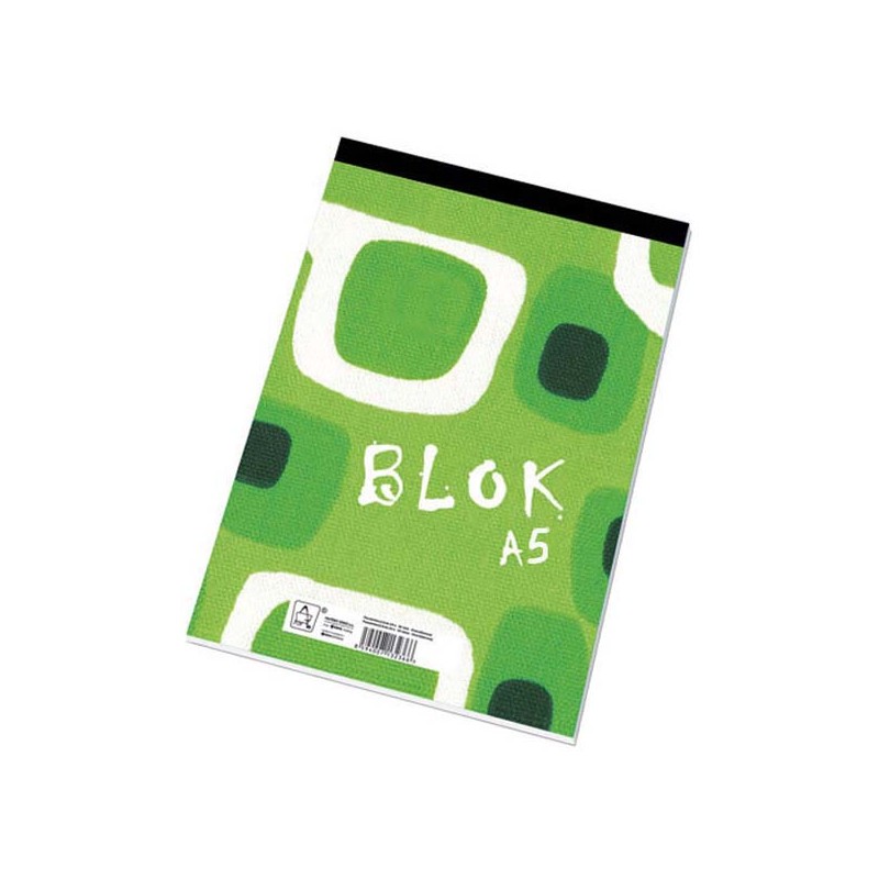 Blok poznámkový, čtverečkovaný, A5, 50listů
