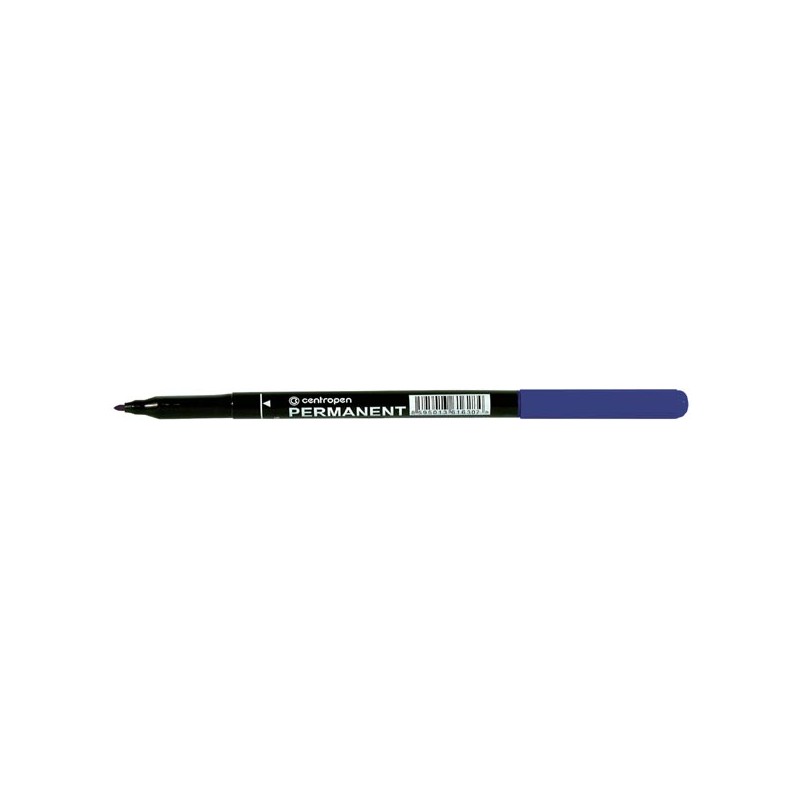 Centropen, popisovač 2536, modrý, 12ks, 1mm, alkoholová báze, cena za 1ks
