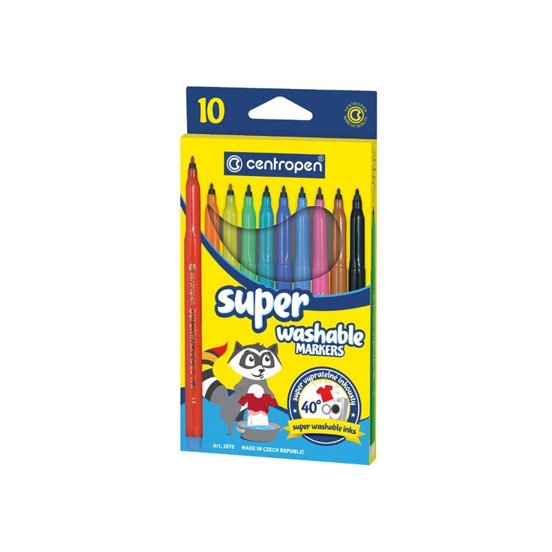 Centropen, sada popisovačů 2570, color, 10ks, 2mm, sada