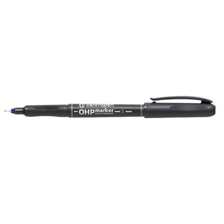 Centropen, marker 2634, modrý, 10ks, 0.3mm, alkoholová báze, cena za 1ks