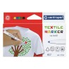 Centropen, sada popisovačů na textil 2739, color, 6ks, 1.8mm, světlostálý