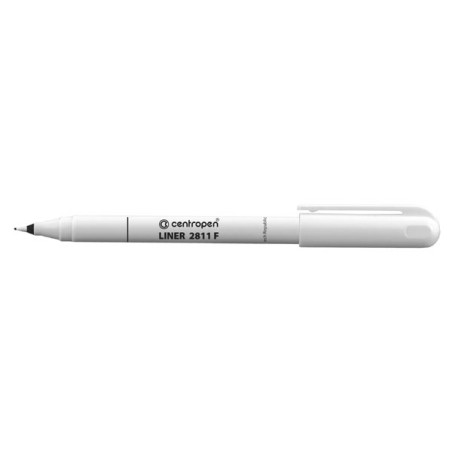 Centropen, liner 2811, černý, 10ks, 0.3mm, plastový hrot, cena za 1ks