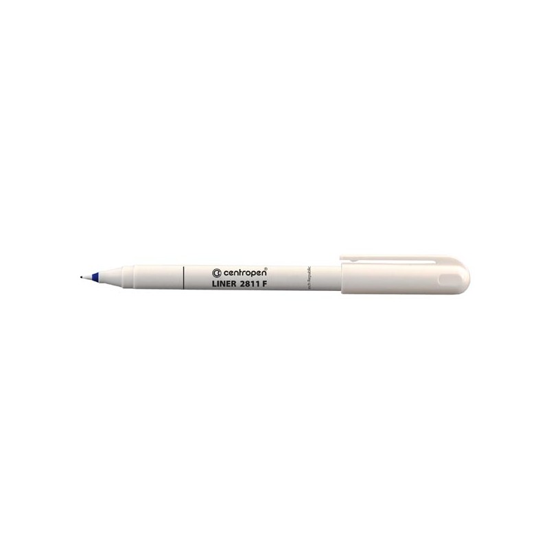 Centropen, liner 2811, modrý, 10ks, 0.3mm, plastový hrot, cena za 1ks