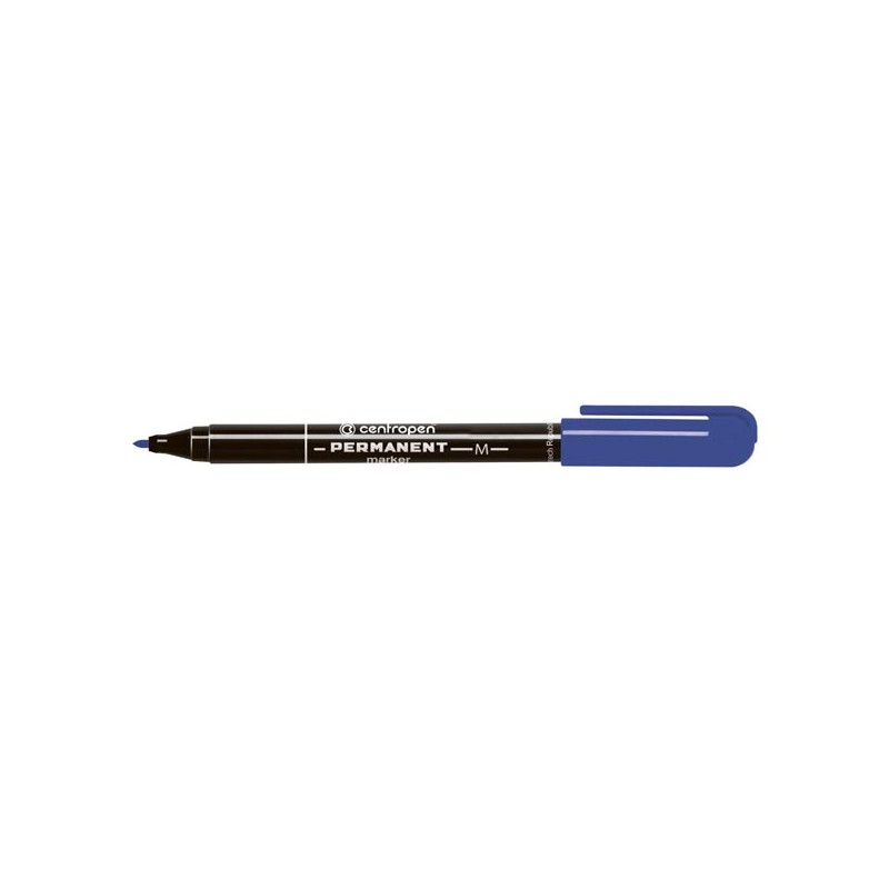 Centropen, marker 2846, modrý, 10ks, 1mm, alkoholová báze, cena za 1ks