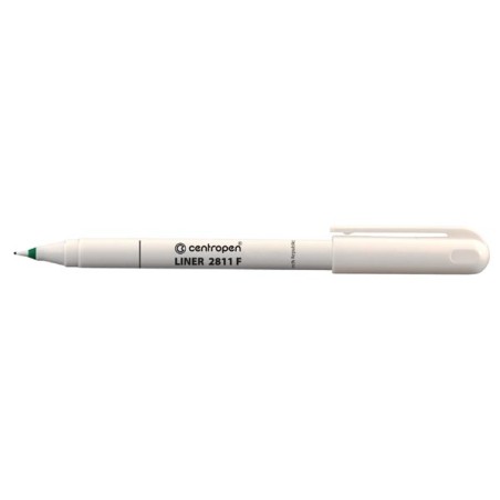 Centropen, liner 2811, zelený, 10ks, 0.3mm, plastový hrot, cena za 1ks
