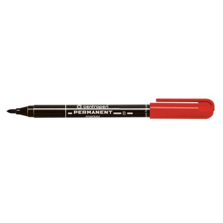 Centropen, marker 2836, červený, 10ks, 2mm, alkoholová báze, cena za 1ks