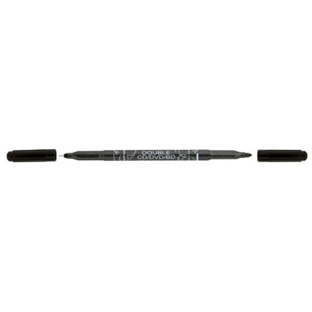 Centropen, marker 3616, černý, 10ks, 0,6/2,5mm, alkoholová báze. CD/DVD marker, cena za 1ks