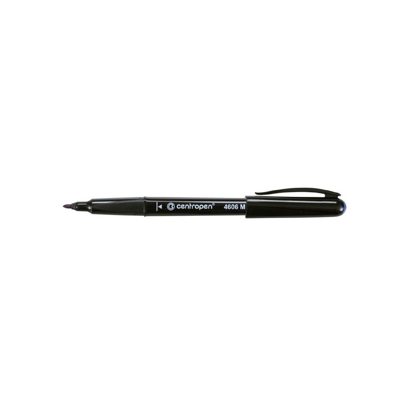 Centropen, marker 4606, modrý, 10ks, 1mm, alkoholová báze. CD/DVD marker, cena za 1ks