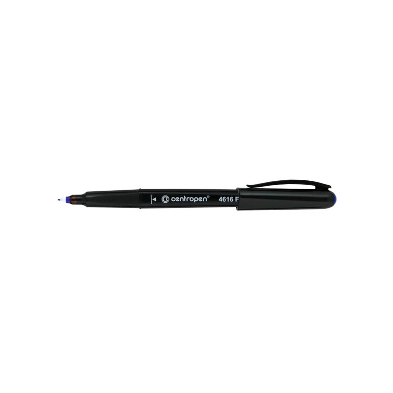 Centropen, marker 4616, modrý, 10ks, 0.6mm, alkoholová báze. CD/DVD marker, cena za 1ks