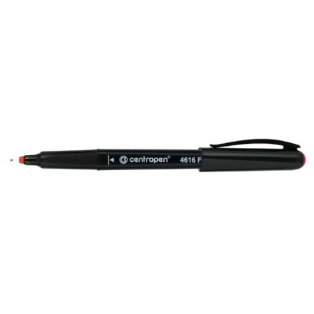 Centropen, marker 4616, červený, 10ks, 0.6mm, alkoholová báze. CD/DVD marker, cena za 1ks