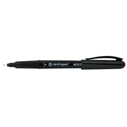 Centropen, marker 4616, černý, 10ks, 0.6mm, alkoholová báze. CD/DVD marker, cena za 1ks