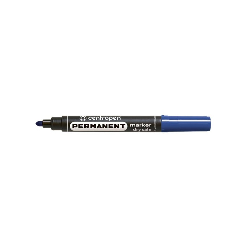 Centropen, marker 8510, modrý, 10ks, 2.5mm, alkoholová báze, cena za 1ks