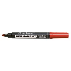 Centropen, marker 8510, červený, 10ks, 2.5mm, alkoholová báze, cena za 1ks