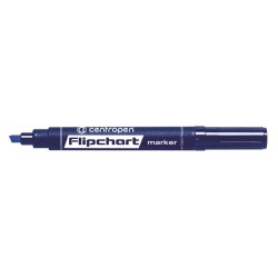 Centropen, flipchart marker 8560, modrý, 10ks, 1-4,6mm, nepropíjí se papírem, cena za 1ks
