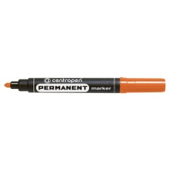 Centropen, marker 8566, oranžový, 10ks, 2.5mm, alkoholová báze, cena za 1ks, DOPRODEJ