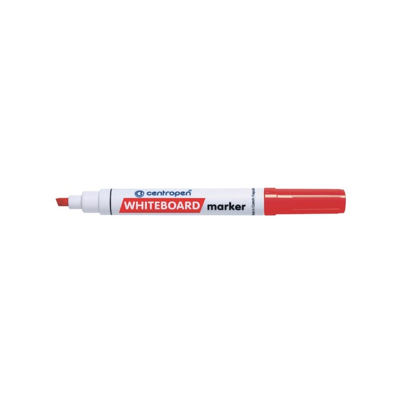 Centropen, whiteboard marker 8569, červený, 10ks, 1-4,5mm, alkoholová báze, cena za 1ks