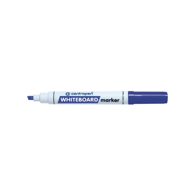 Centropen, whiteboard marker 8569, modrý, 10ks, 1-4,5mm, alkoholová báze, cena za 1ks