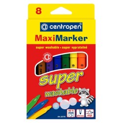 Centropen, sada popisovačů 8770, color, 8ks, 2.5mm, zdravotně nezávadný inkoust