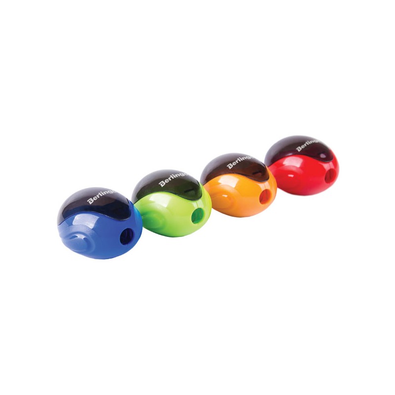 Berlingo, ořezávátko jednoduché Round, color, 36ks
