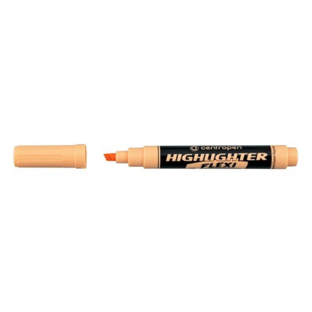 Centropen, zvýrazňovač 8542, oranžový, 10ks, 1-5mm, pastel, se super pružným hrotem, cena za 1ks