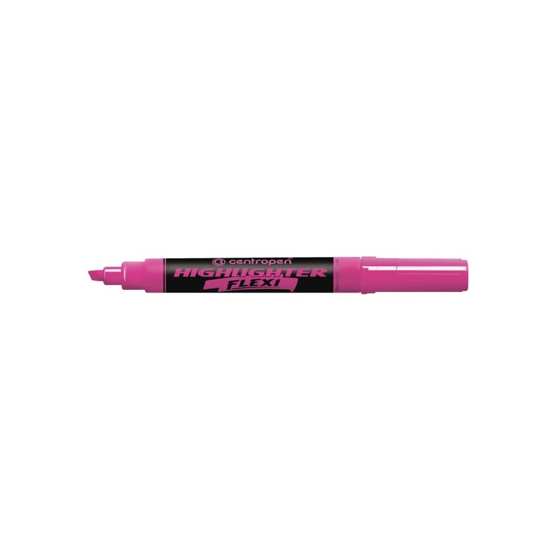 Centropen, zvýrazňovač 8542, růžový, 10ks, 1.5mm, se super pružným hrotem, cena za 1ks