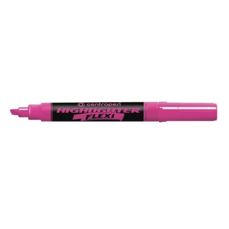 Centropen, zvýrazňovač 8542, růžový, 10ks, 1.5mm, se super pružným hrotem, cena za 1ks