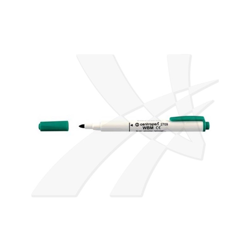 Centropen, Popisovač 2709, zelený, 5ks, 1.8mm, stíratelný, cena za 1ks
