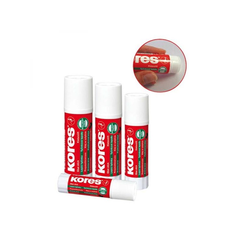 Lepicí tyčinka bílá, 20g, Kores