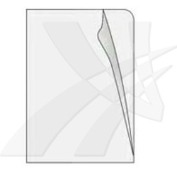Obal na doklady L, A4, 180mic, transparentní, PVC, 100ks