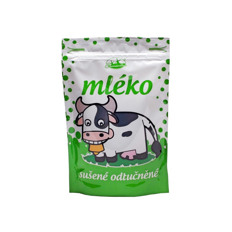 Mléko sušené, Samantha, 150g, odtučněné, sáček, Samantha