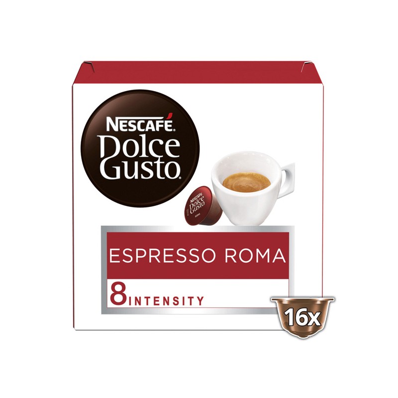 Kávové kapsle Nescafé Dolce Gusto Espresso, Roma, 3x16 kapslí, velkoobchodní balení karton