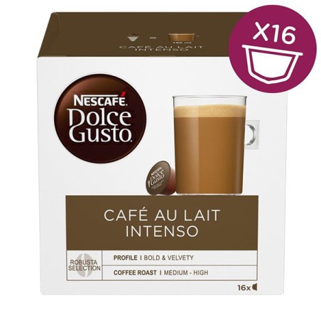 Kávové kapsle Nescafé Dolce Gusto café au lait, intenso, 3x16 kapslí, velkoobchodní balení karton