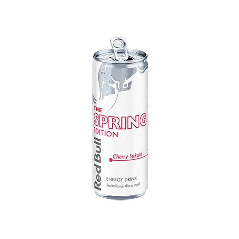 Energy drink, Spring edition, 24ks v kartonu, cena za 1ks, Red Bull cherry sakura