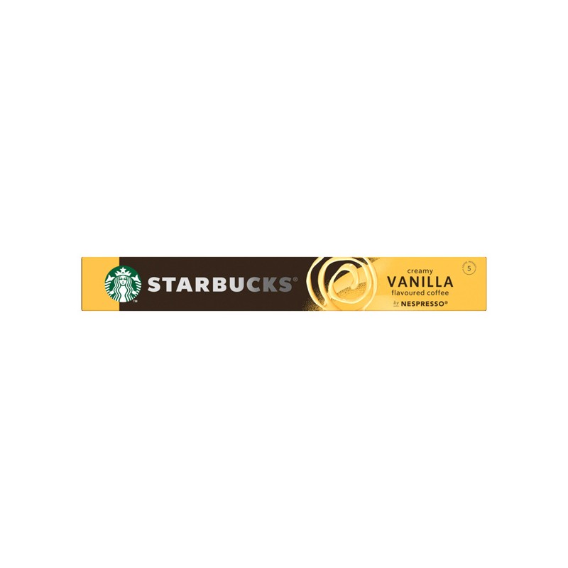 Kávové kapsle Starbucks Nespresso LIGHT (BLONDE) ROAST, CREAMY VANILLA, 12x10 kapslí, velkoobchodní balení karton