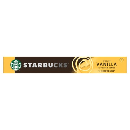 Kávové kapsle Starbucks Nespresso LIGHT (BLONDE) ROAST, CREAMY VANILLA, 12x10 kapslí, velkoobchodní balení karton