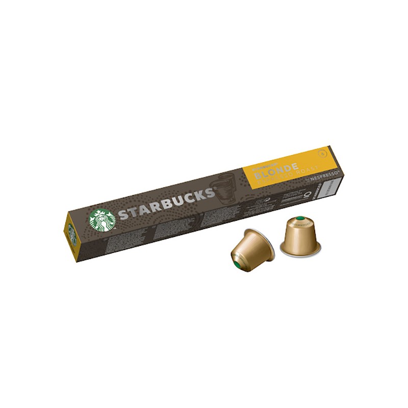 Kávové kapsle Starbucks Nespresso espresso, blonde roast, 12x10 kapslí, velkoobchodní balení karton