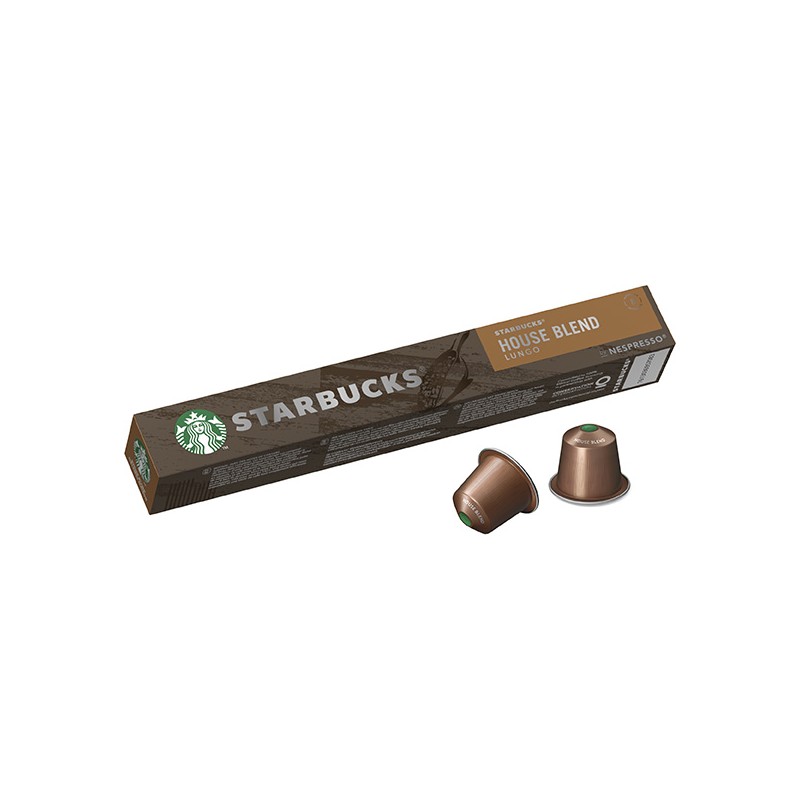 Kávové kapsle Starbucks Nespresso House Blend, medium, 12x10 kapslí, velkoobchodní balení karton