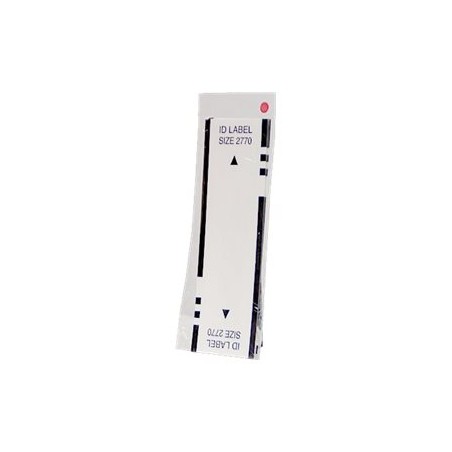 Štítky pro razítka Brother, ID2770, 27x70mm, 12ks, s průhlednou krytkou