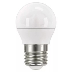 LED žárovka EMOS Lighting E27, 220-240V, 5W, 470lm, 4000k, neutrální bilá, 30000h, Mini Globe 45x74mm